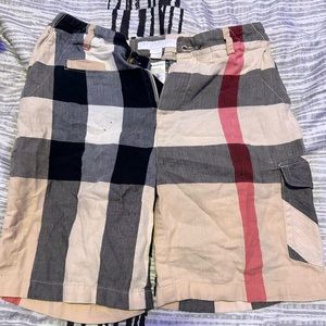 Kids Burberry shorts great condition size 4